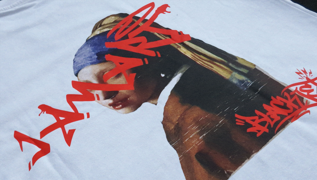 I AM ART white shirt