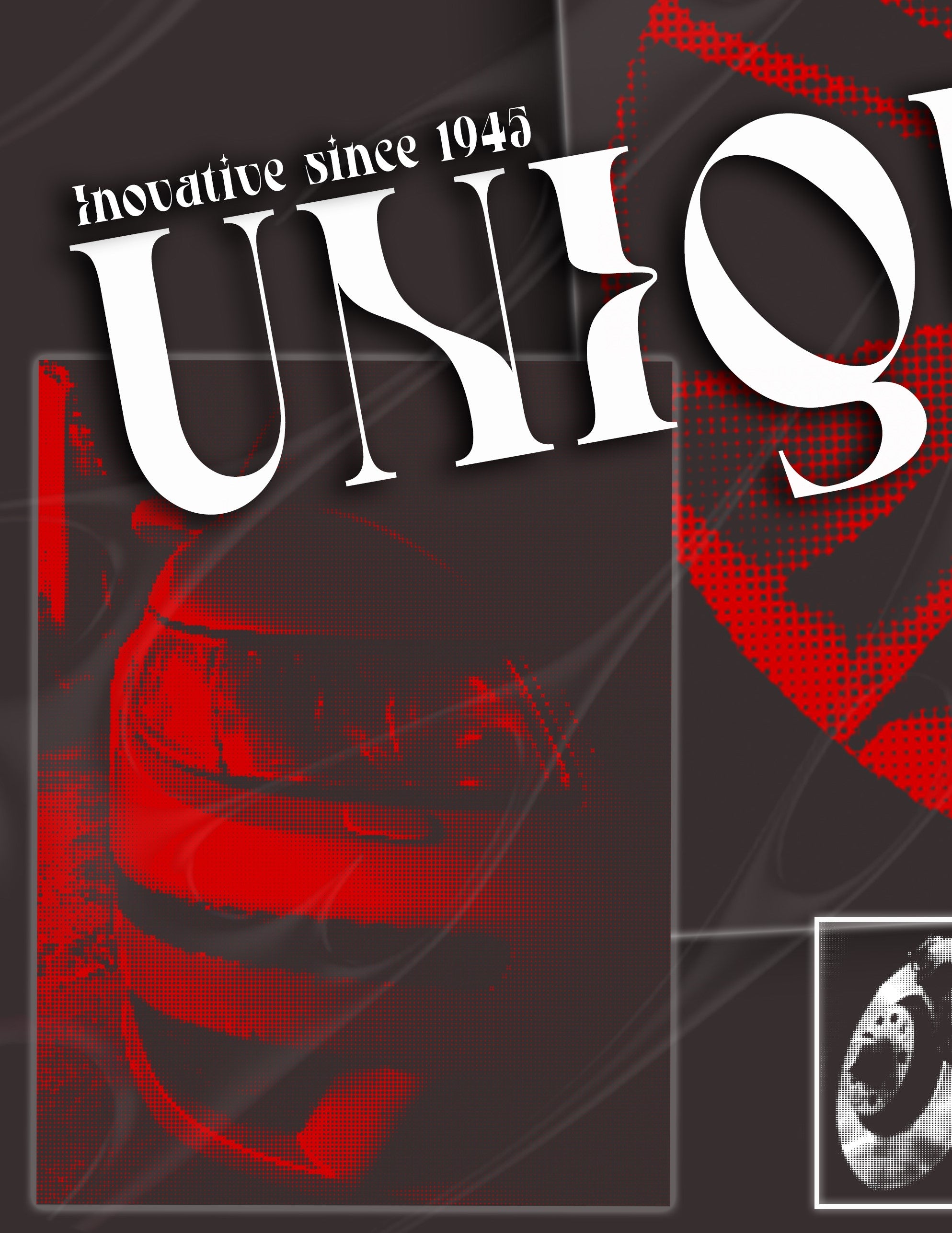 Saab Aero red halftone poster