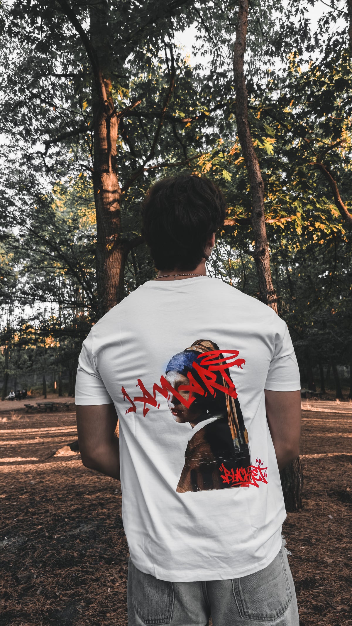 I AM ART white shirt