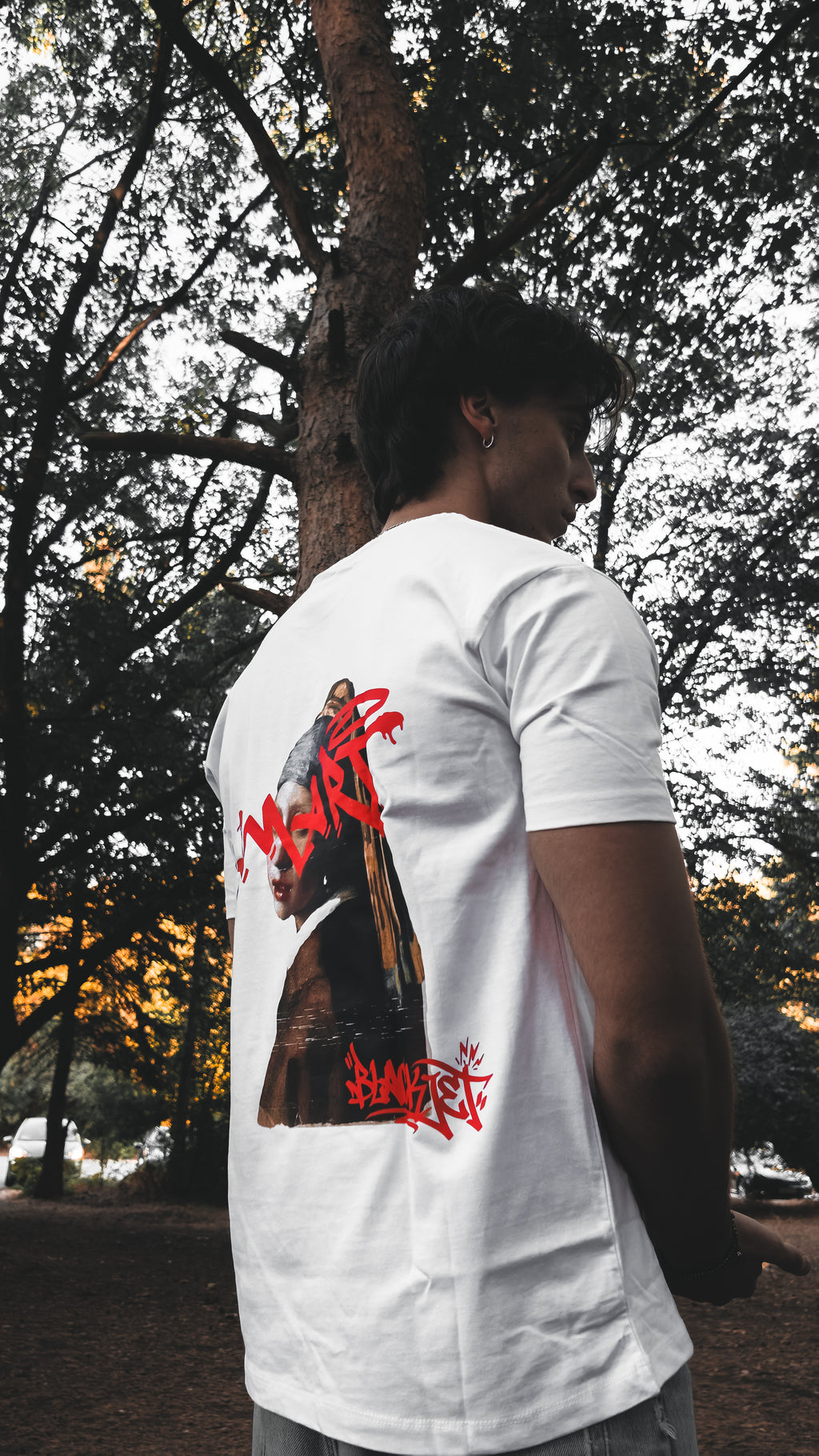 I AM ART white shirt