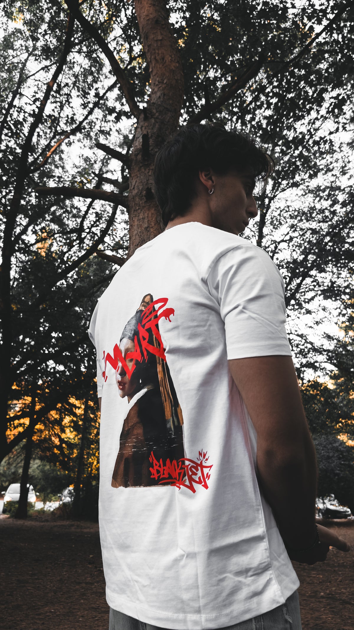 I AM ART white shirt
