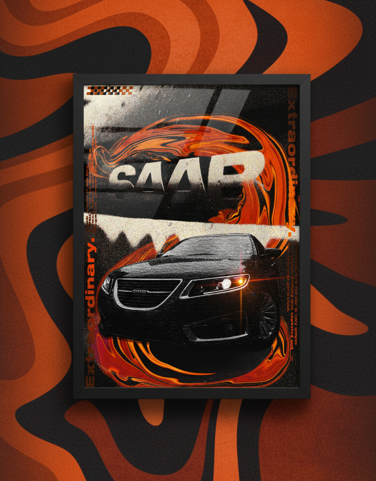 Saab 9-5NG poster