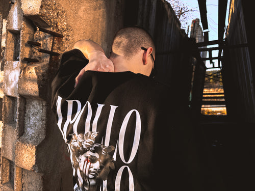 APOLLO Oversized Black Shirt