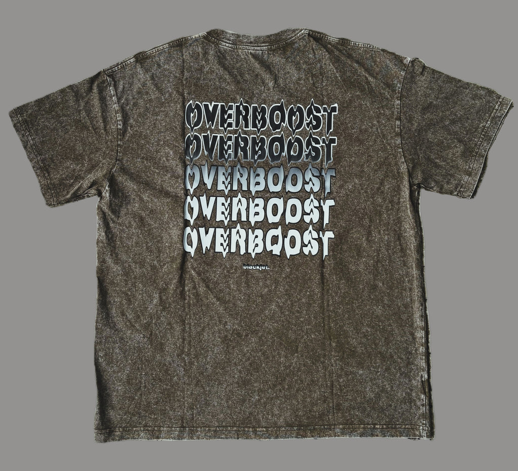 Saab Overboost oversized shirt (washed green)