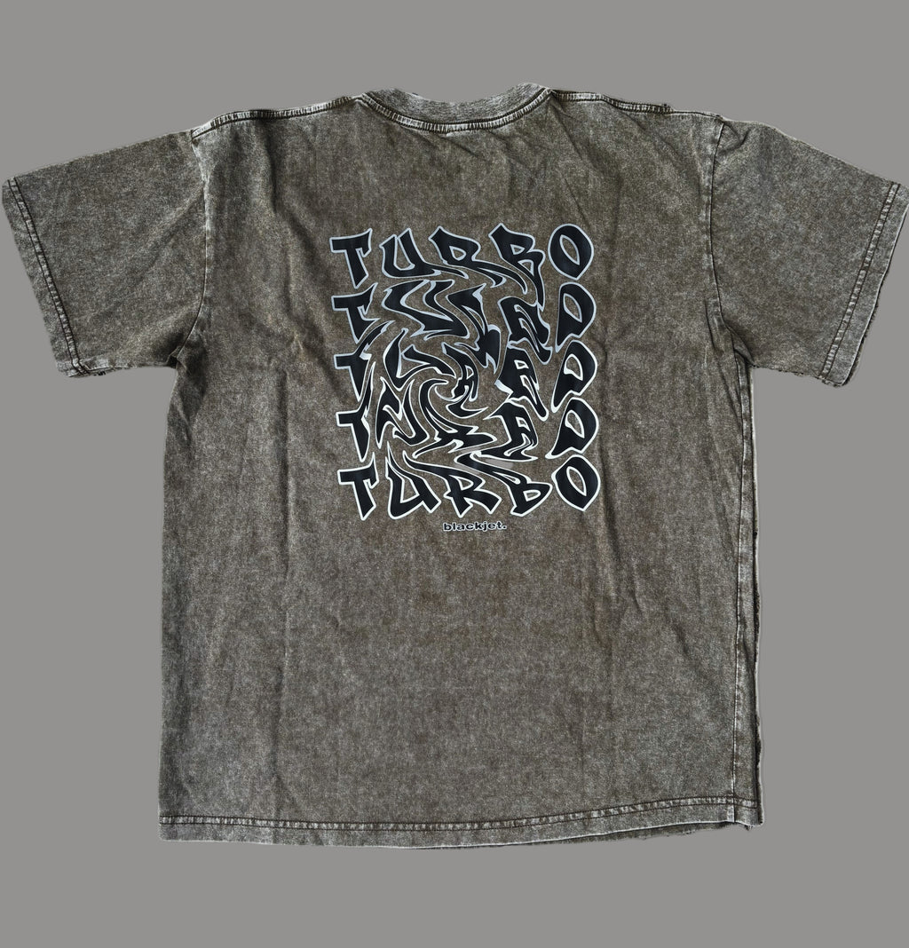 Saab Turbo oversized shirt (washed green)