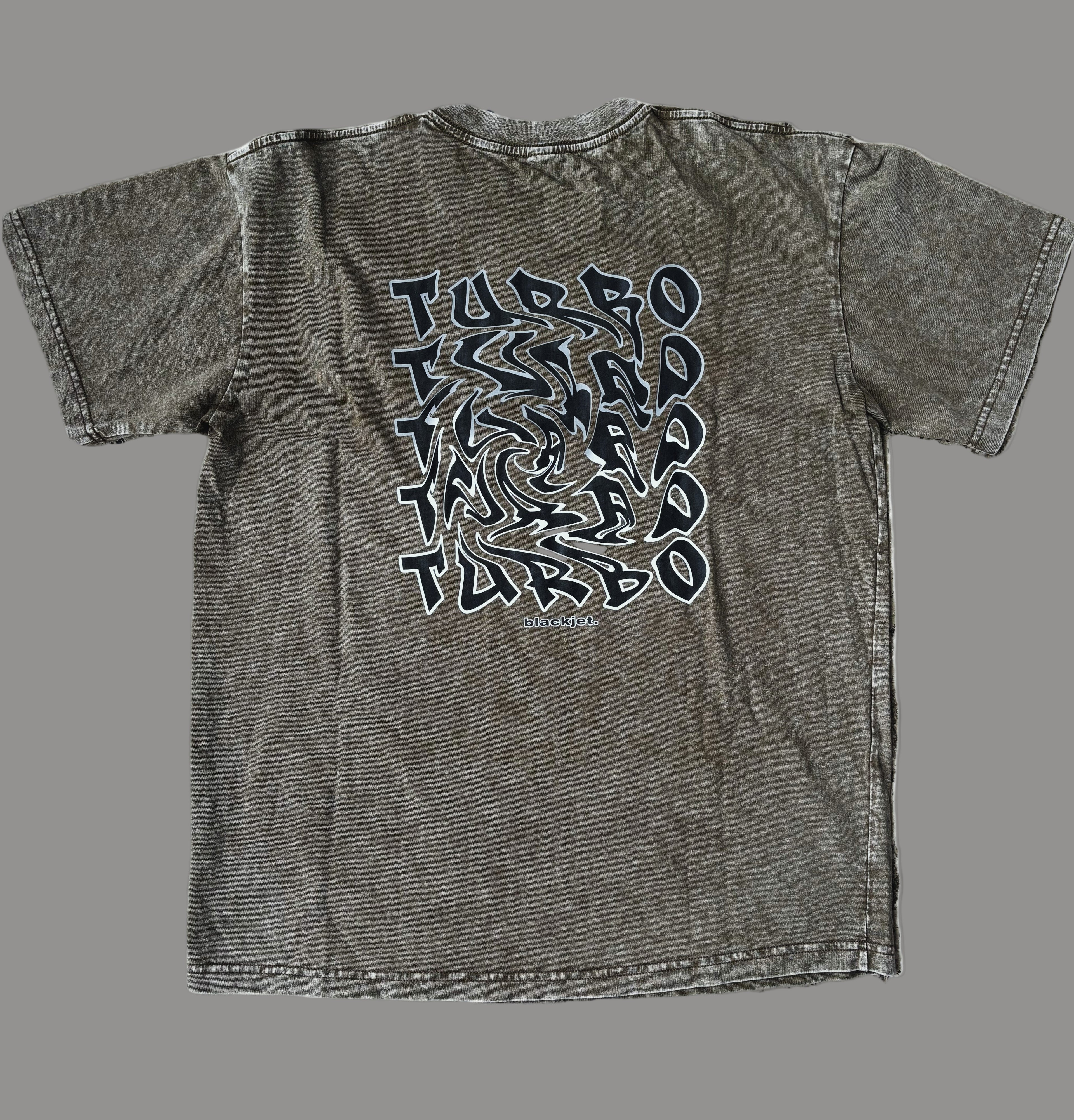 Saab Turbo oversized shirt (washed green)