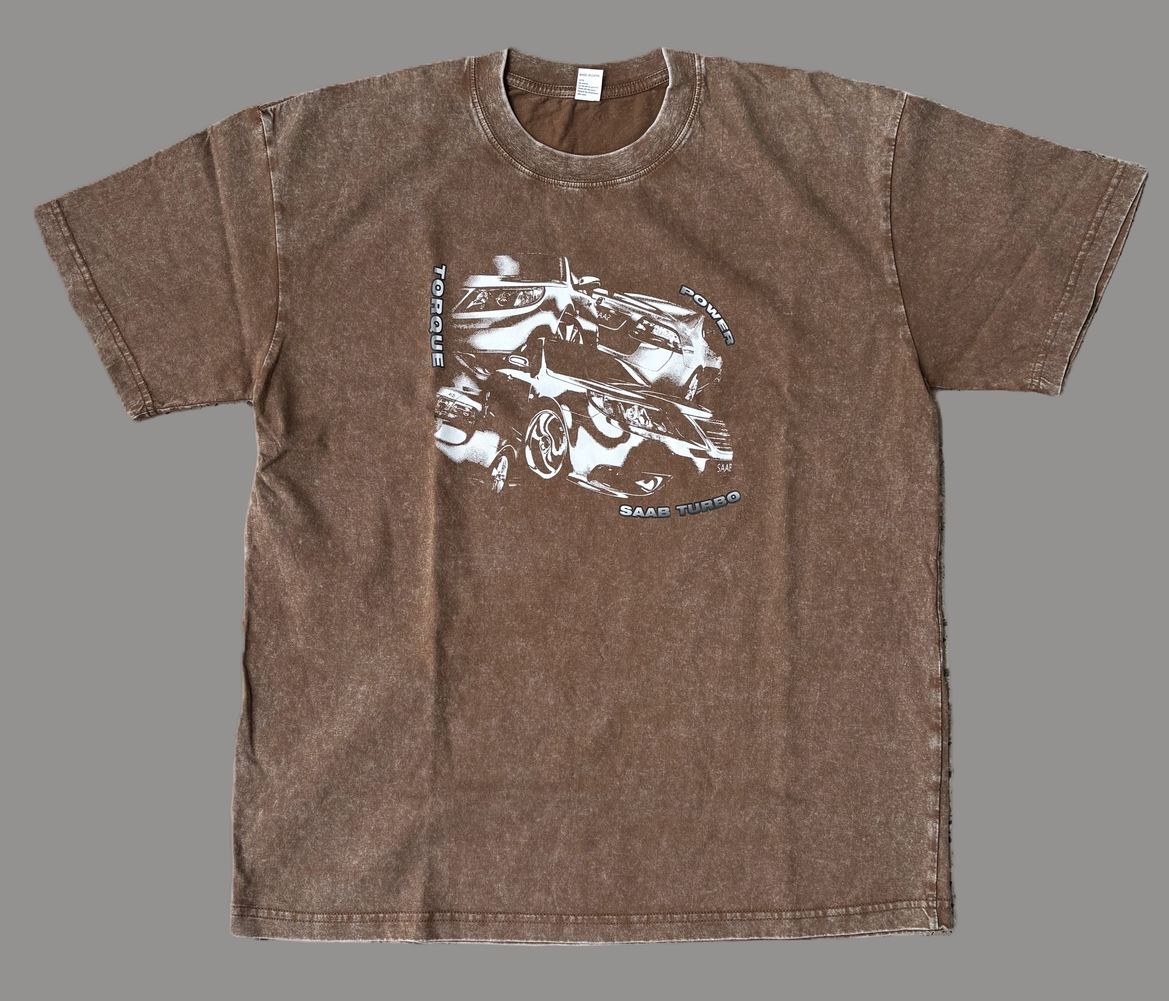 Saab Overboost oversized shirt (kaki)