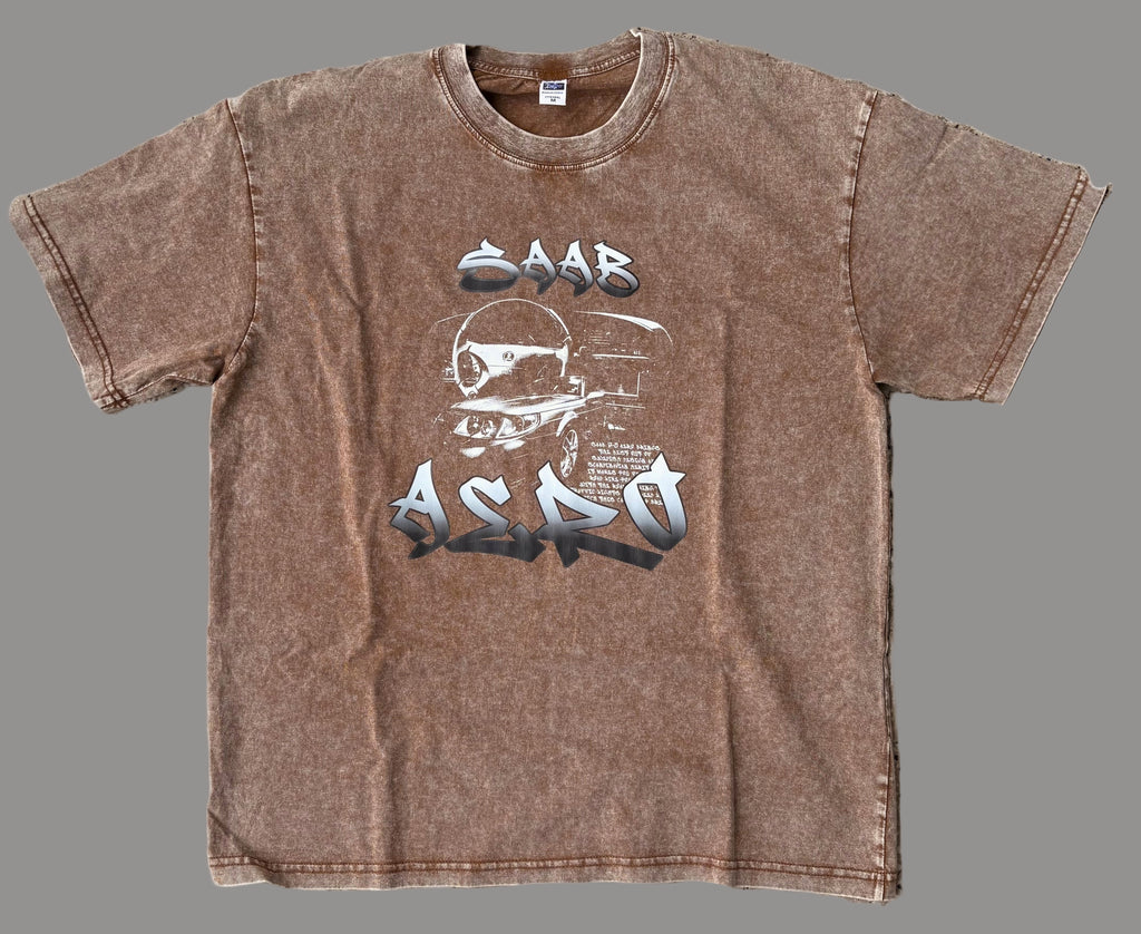 Saab Turbo oversized shirt (kaki)