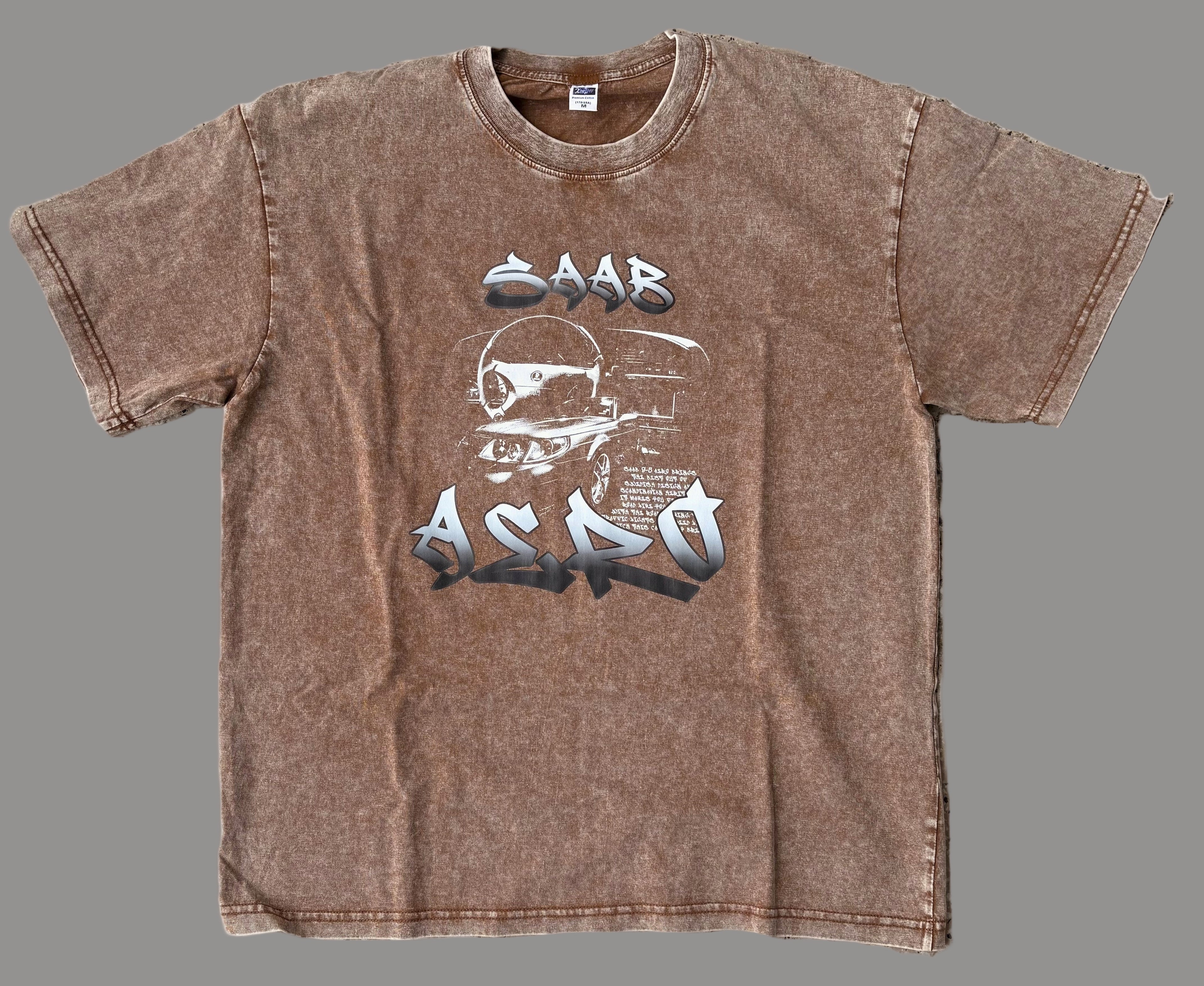 Saab Turbo oversized shirt (kaki)