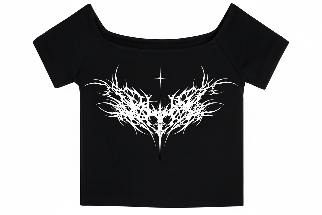 Dissolving love abstract top black (coming soon)