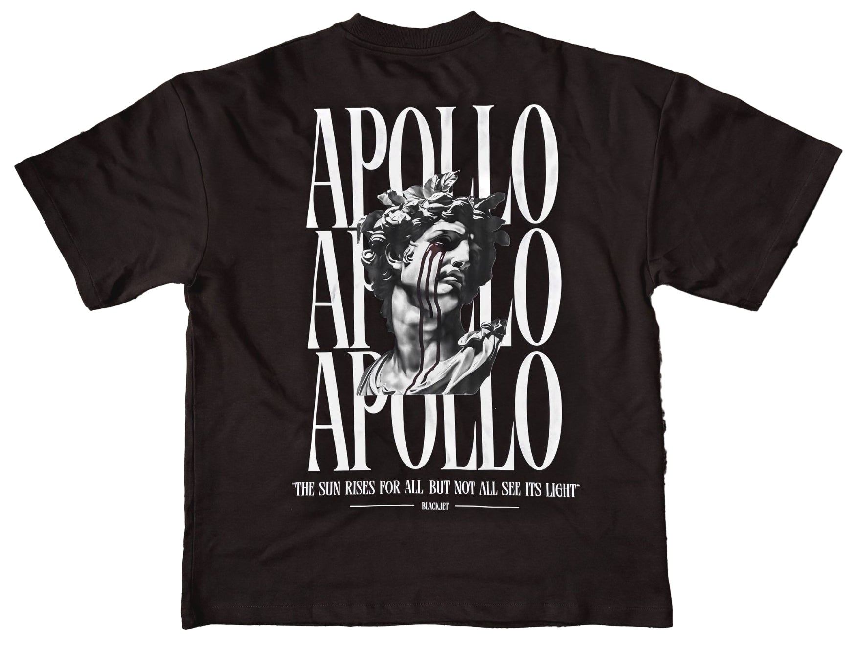 APOLLO Oversized Brown Shirt – Black Jet Clothing